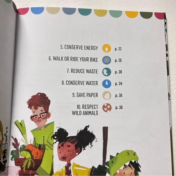 10 Ideas To Save The Planet Educational Learning and Reading and Activity Book - Picture 5 of 10